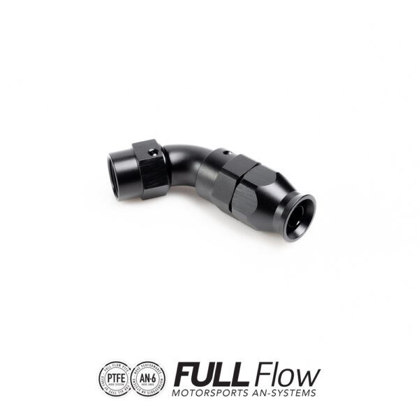 Full Flow PTFE-letkuliitin 60 astetta AN-6