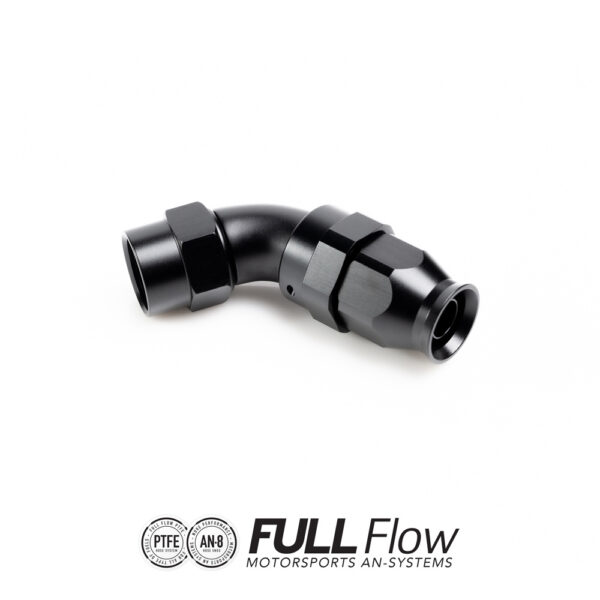 Full Flow PTFE-letkuliitin 60 astetta AN-8