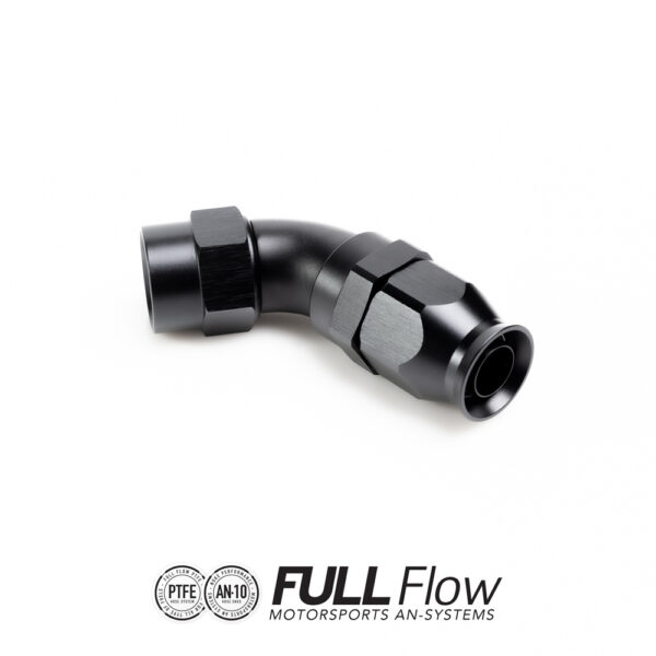 Full Flow PTFE-letkuliitin 60 astetta AN-10