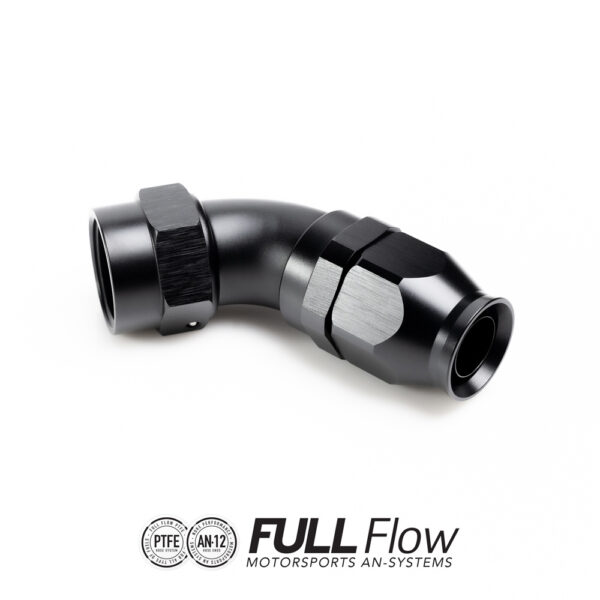 Full Flow PTFE-letkuliitin 60 astetta AN-12