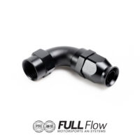 Full Flow PTFE-letkuliitin 90 astetta AN-10
