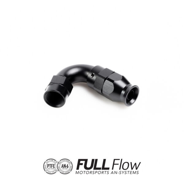 Full Flow PTFE-letkuliitin 120 astetta AN-6