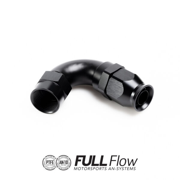 Full Flow PTFE-letkuliitin 120 astetta AN-10