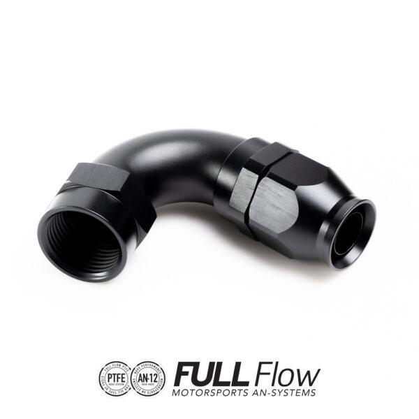 Full Flow PTFE-letkuliitin 120 astetta AN-12