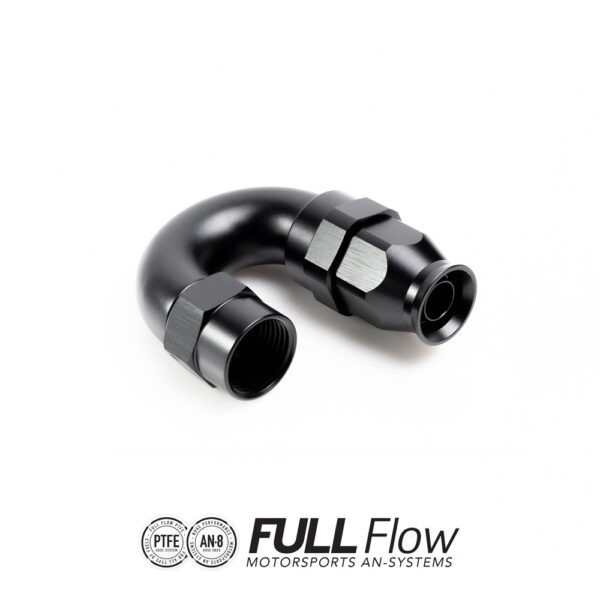 Full Flow PTFE-letkuliitin 180 astetta AN-8