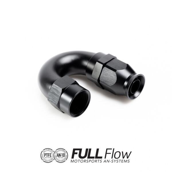 Full Flow PTFE-letkuliitin 180 astetta AN-10