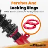 co-e92-0711-r-lc-vm-v212.jpg Coiloverit + vakaajatangon päät yhteensopiva BMW 3-sarja E90 Sedan, E92, E91, E93 2004–2011