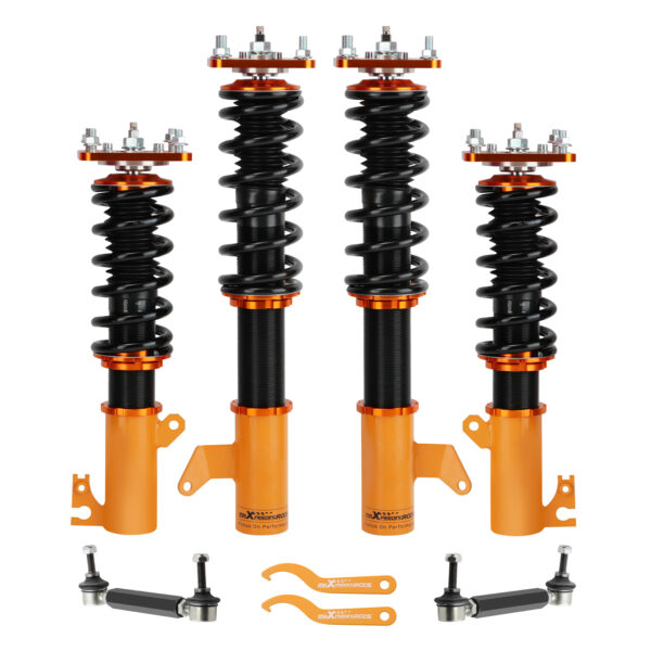 24-portainen vaimennussäädettävä coilover-jousitus Mazda 323 Protegé 1999–2003 Twin Tube -tyyppi