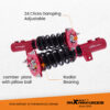24-portainen vaimennussäädettävä coilover-madallussarja sopii Hyundai Veloster 2012–2016 1.6L
