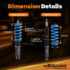 MaXpeedingrods T6 Alustasarja Audi A6 C7 2012–2018 QUATTRO