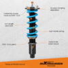 MaXpeedingrods T6 Alustasarja Honda Accord 2008–2012 / Acura TSX 2009–2014