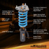 MaXpeedingrods T6 Alustasarja yhteensopiva Toyota Celica GT / GTS FWD -malleihin