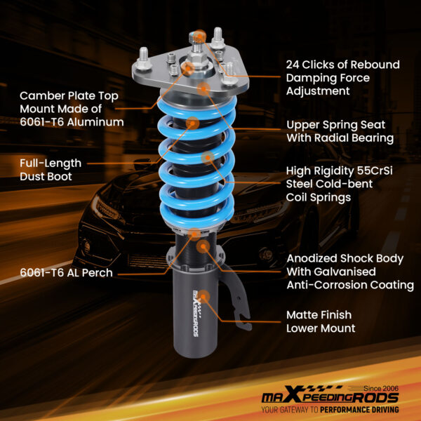 MaXpeedingrods T6 Alustasarja yhteensopiva Toyota Celica GT / GTS FWD -malleihin