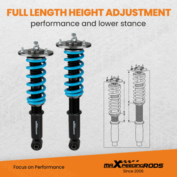 MaXpeedingrods T6 Alustasarja yhteensopiva Ford Expedition / Lincoln Navigator 2003–2006 madallussarja