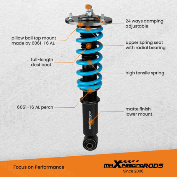 MaXpeedingrods T6 Alustasarja yhteensopiva Ford Expedition / Lincoln Navigator 2003–2006 madallussarja