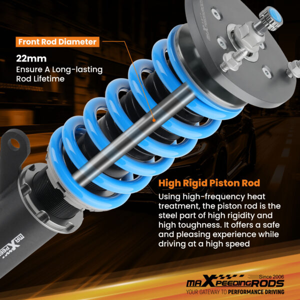 MaXpeedingrods T6 Alustasarja VW Golf MK7 2.0 R / GTI / 1.0 TSI, yhteensopiva myös Seat Leon MK3 ja Skoda Octavia -mallien kanssa