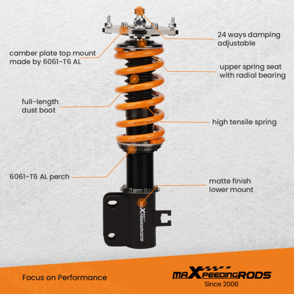 MaXpeedingrods T6 Alustasarja yhteensopiva Subaru Legacy Sedan 2000–2004