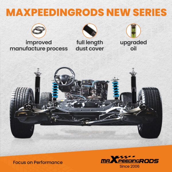 MaXpeedingrods T6 alustasarja yhteensopiva DODGE CHARGER SRT8 2006–2010 RWD -mallien kanssa