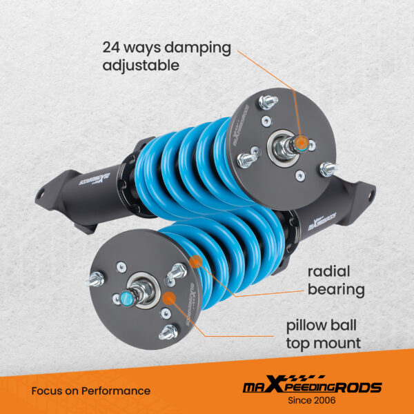 MaXpeedingrods T6 alustasarja yhteensopiva DODGE CHARGER SRT8 2006–2010 RWD -mallien kanssa