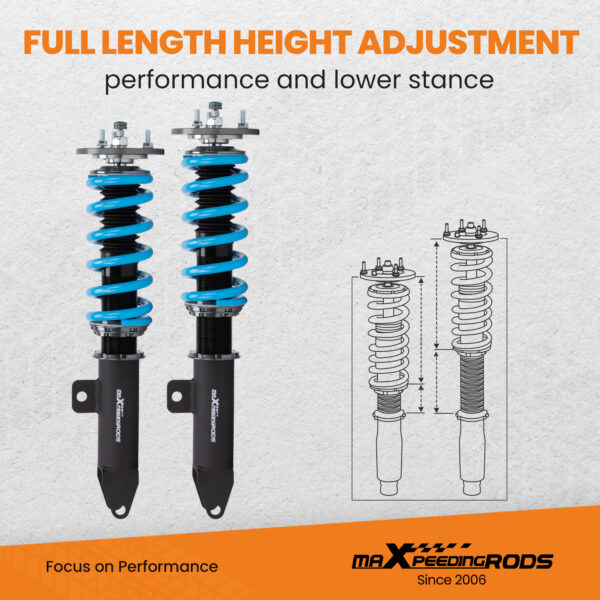 MaXpeedingrods T6 alustasarja yhteensopiva DODGE CHARGER SRT8 2006–2010 RWD -mallien kanssa