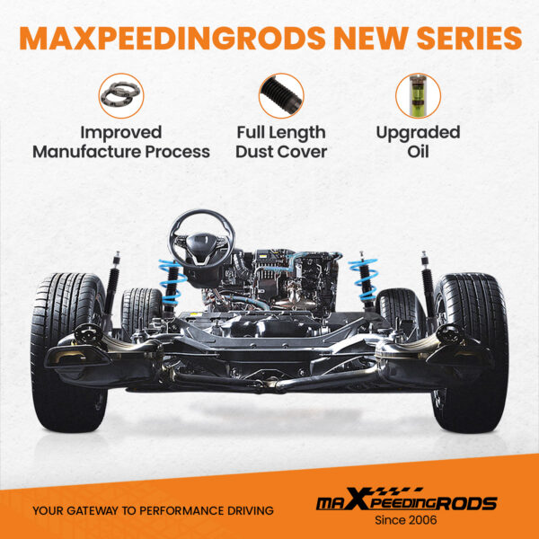 MaXpeedingrods T6 alustasarja yhteensopiva Mercedes-Benz C-sarja W203 Sedan ja CLK W209/C209 Coupe
