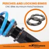 MaXpeedingrods T6 alustasarja yhteensopiva Mercedes-Benz C-sarja W203 Sedan ja CLK W209/C209 Coupe