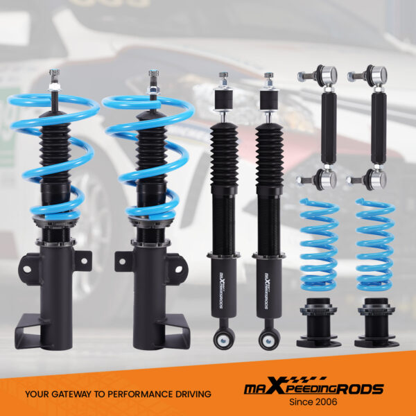 MaXpeedingrods T6 alustasarja yhteensopiva Mercedes-Benz C-sarja W203 Sedan ja CLK W209/C209 Coupe