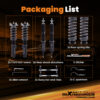 MaXpeedingrods T7 alustasarja BMW 3-sarjan E90 E91 E92 E93 318i 328i RWD -malleihin