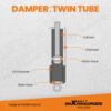 Coilover-alustasarja yhteensopiva Renault Clio MK2 BB, CB -mallien kanssa, jousitus 1998–2005