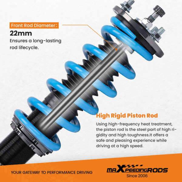 MaXpeedingrods T6 Alustasarja Honda / Acura CL YA1 Twin Tube -malliin