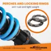MaXpeedingrods T6 Alustasarja Honda / Acura CL YA1 Twin Tube -malliin
