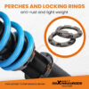 MaXpeedingrods T6 Alustasarja Honda / Acura CL YA1 Twin Tube -malliin
