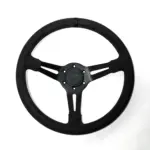 DriftShop Premium "Black Edition" Ratti (70 mm Dish), Alcantara verhoilu, Musta Puolat