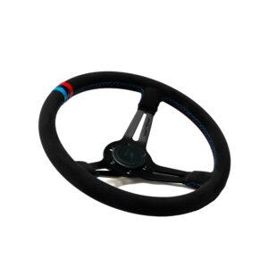DriftShop Premium Ratti (70 mm Syvyys), "M Power V2" Edition, Alcantara -verhoilu