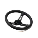 DriftShop Premium "Black Edition" Ratti (70 mm Dish), Nahka, Mustat Puolat