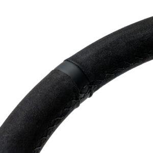 DriftShop Premium "Black Edition" Ratti (90 mm Dish), Alcantara verhoilu, Mustat Puolat