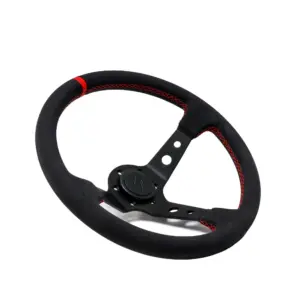 PRO-DS-90201.jpg DriftShop Premium Ratti (90 mm Syvyys), Alcantara verhoilu, Mustat Puolat