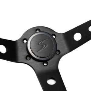 PRO-DS-90204-2.jpg DriftShop Premium "Black Edition" Ratti (90 mm Dish), Nahka, Mustat Puolat