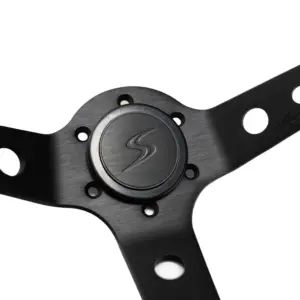 PRO-DS-90204.jpg DriftShop Premium Ratti (90 mm Syvyys), Alcantara verhoilu, Mustat Puolat
