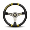 xlarge-6d612a64a65512868a9619e68a79c648.jpg Momo Drifting Ratti (90 mm Syvyys), Musta Nahka, Antrasiitinväriset vanteet - 35 cm