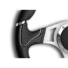 Momo Millenium Ratti (40 mm Syvyys), Musta Nahka, Alumiini puolat - 35 cm