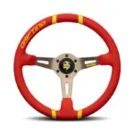 xlarge-drifting-350-microfiber-red.jpg Momo Drifting Ratti (90 mm Syvyys), Punainen mikrokuitu, Antrasiitinväriset puolat - 35 cm