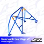 2a2aac0f4c07dcd554b70357c6938823.jpg AST Rollcages V2 irroitettava pultattava takaosan turvakaari Tesla Model 3