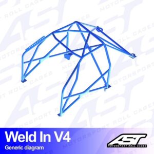 35778.jpg AST Rollcages V4 hitsattava 8-pisteen turvakaari BMW 1-sarja F20 (5-ovinen)