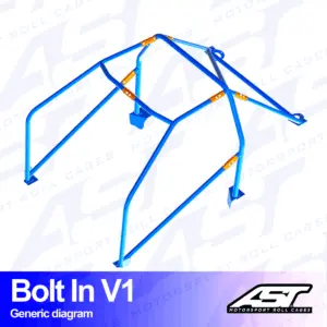 39082.png AST Rollcages V1 pultattava 6-pisteen turvakaari Suzuki Swift (ZC32S) - FIA-hyväksytty
