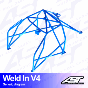 40863c75eb79968a89c4a1aa727796b1.png AST Rollcages V4 hitsattava 8-pisteen turvakaari Toyota Corolla AE86 Levin - FIA-hyväksytty