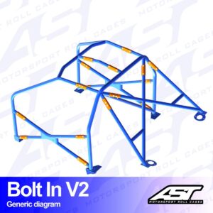 42752.jpg AST Rollcages V2 pultattava 6-pisteen turvakaari Lexus SC Z30 - FIA-hyväksytty
