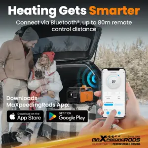 1-5 kW Säädettävä Diesel Lämmitin + Bluetooth