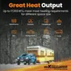 1-5 kW Säädettävä Diesel Lämmitin + Bluetooth
