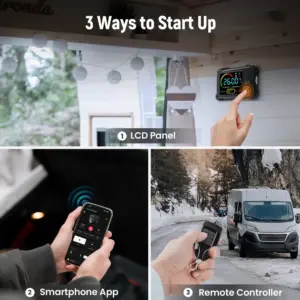 Eco 2 kW Diesel Lämmitin + Bluetooth